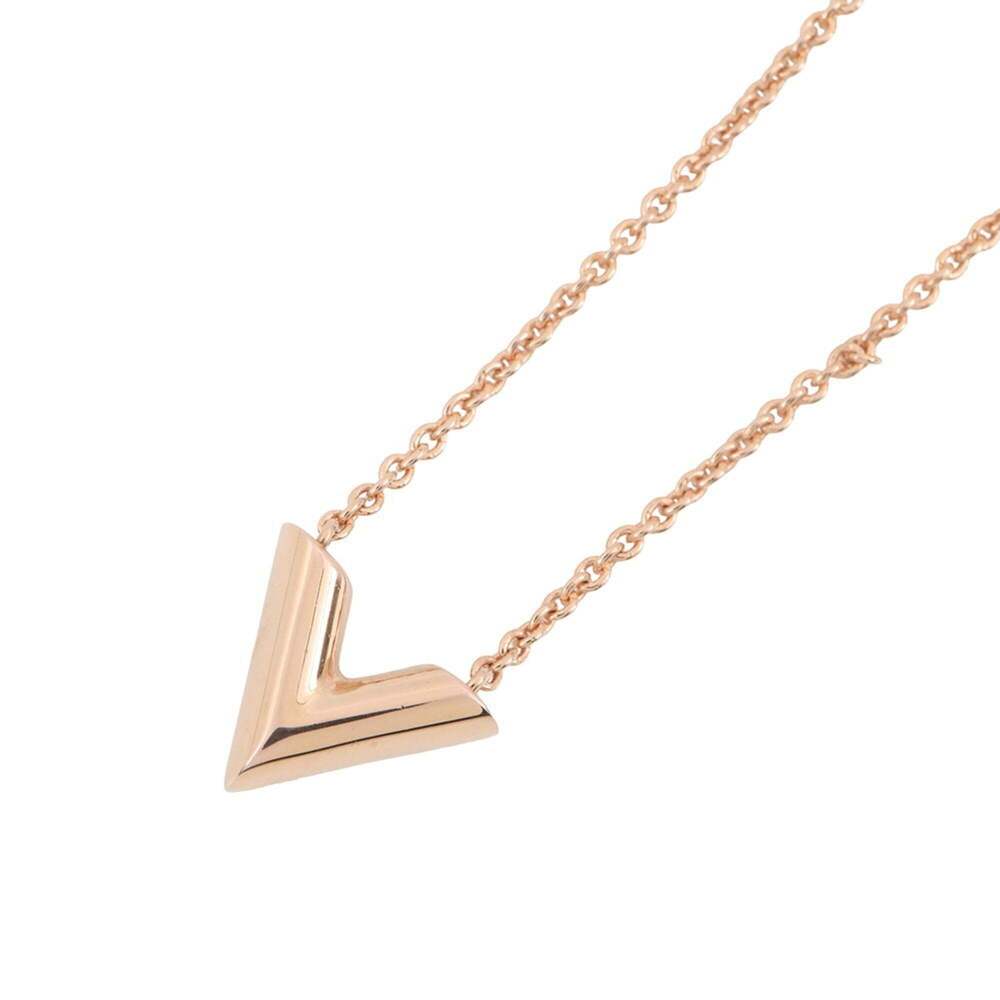LOUIS VUITTON Gold Necklace - Picture 3 of 10